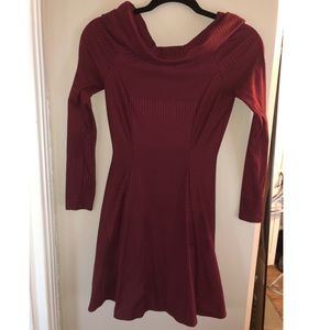 Long sleeve sweater dress